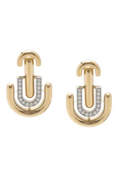 DAVID WEBB Diamond Unity Earrings | Thumbnail 1
