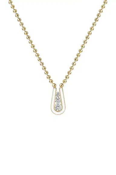 Melissa Kaye Diamond White Daphne Pendant Necklace | Thumbnail 1