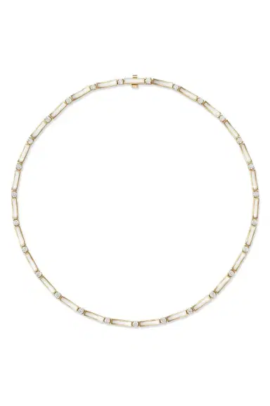 Melissa Kaye Diamond White Honey Linked Necklace | Thumbnail 1 Melissa Kaye Diamond White Honey Linked Necklace | Thumbnail 1