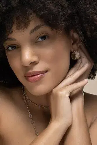 Coomi Diamond Wide Huggie Earring | Thumbnail 4 Coomi Diamond Wide Huggie Earring | Thumbnail 4