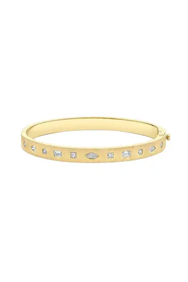 LOGAN HOLLOWELL Diana Diamond Bangle Bracelet | Thumbnail 1