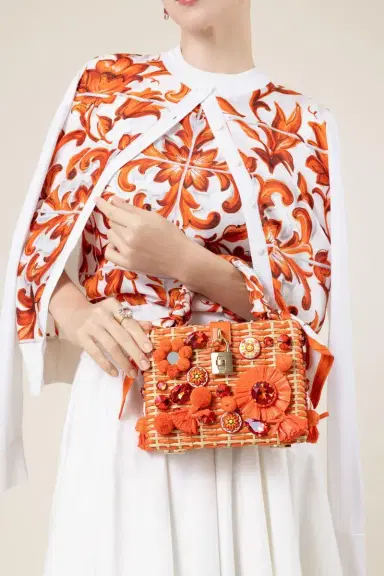 Dolce & Gabbana Dolce Box Bag - Maiolica | Thumbnail 2 Dolce & Gabbana Dolce Box Bag - Maiolica | Thumbnail 2
