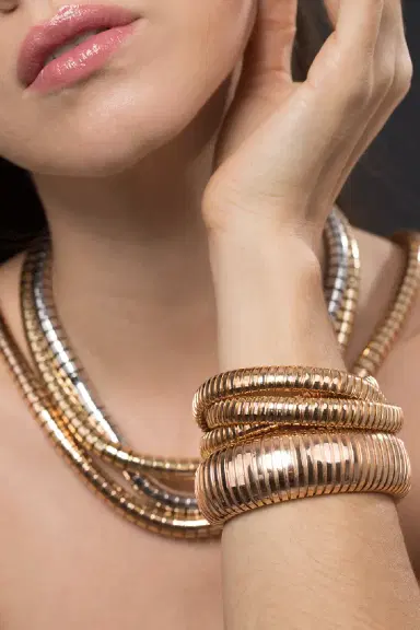 SIDNEY GARBER Domed Cuff Bracelet - 56mm | Thumbnail 2 SIDNEY GARBER Domed Cuff Bracelet - 56mm | Thumbnail 2