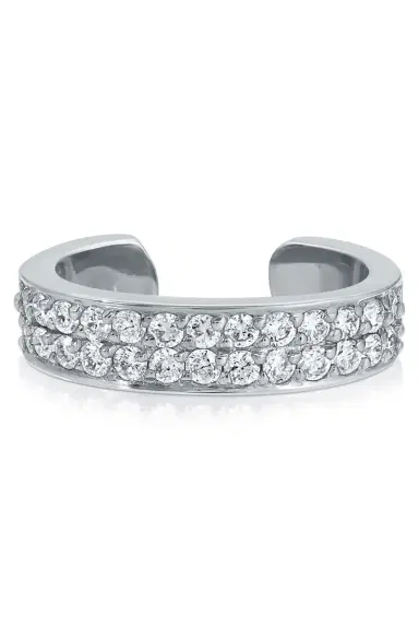 Anita Ko Double Row Diamond Ear Cuff | Thumbnail 1 Anita Ko Double Row Diamond Ear Cuff | Thumbnail 1