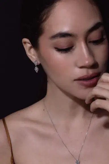 Suzanne Kalan Double Star Diamond Drop Earrings | Thumbnail 3 Suzanne Kalan Double Star Diamond Drop Earrings | Thumbnail 3