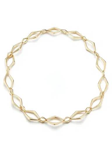 PARULINA Dressed to Kill Alternating Gold Link Necklace | Thumbnail 1