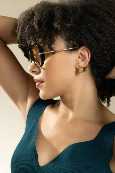 Bottega Veneta Drop Aviator Sunglasses | Thumbnail 3 Bottega Veneta Drop Aviator Sunglasses | Thumbnail 3