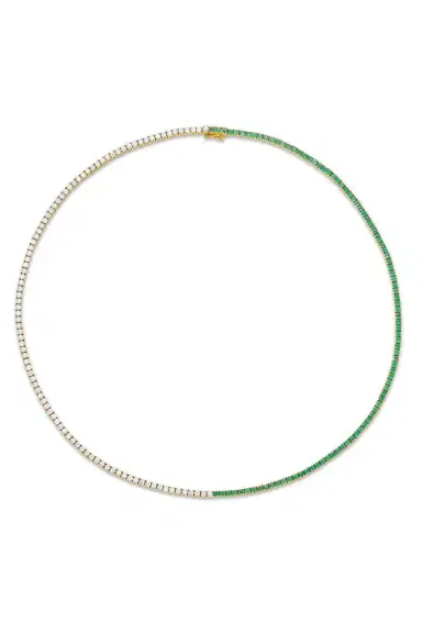 Anita Ko Emerald Diamond Hepburn Choker Necklace | Thumbnail 1
