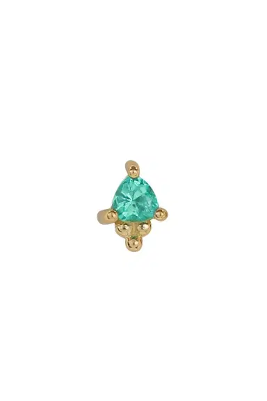 BVLA Emerald Timka Ear Pin | Thumbnail 1