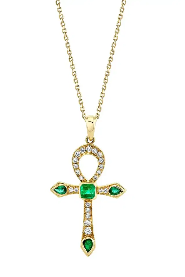 LOGAN HOLLOWELL Eternal Ankh Necklace