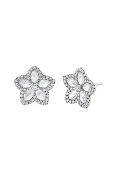 LOGAN HOLLOWELL Eternal Jardin Flower Stud Earrings | Thumbnail 1 LOGAN HOLLOWELL Eternal Jardin Flower Stud Earrings | Thumbnail 1