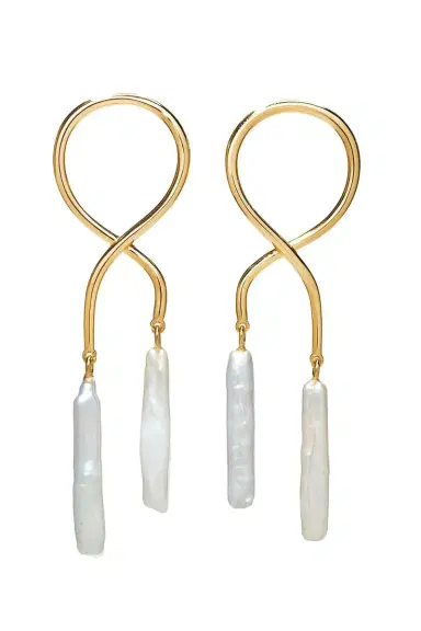 Lizzie Fortunato Etiene Pearl Stick Earrings | Thumbnail 1