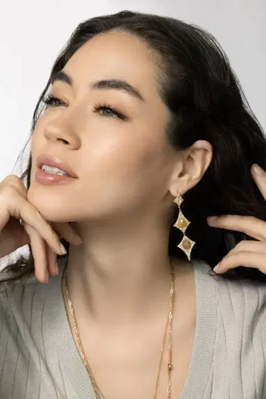 PARULINA Fancy Diamond Serengeti Earrings | Thumbnail 2