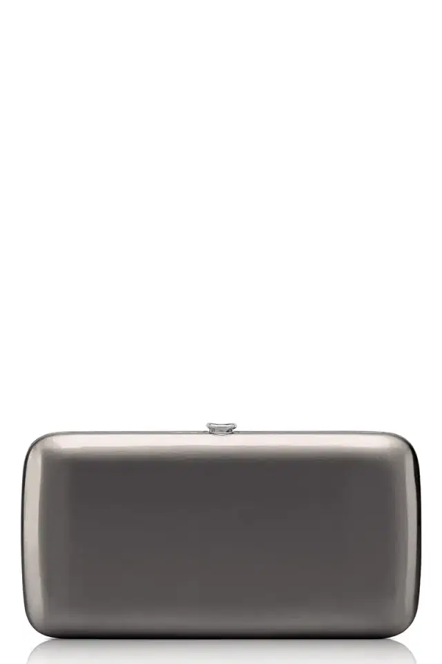 JEFFREY LEVINSON Finley Clutch -  Black Chrome