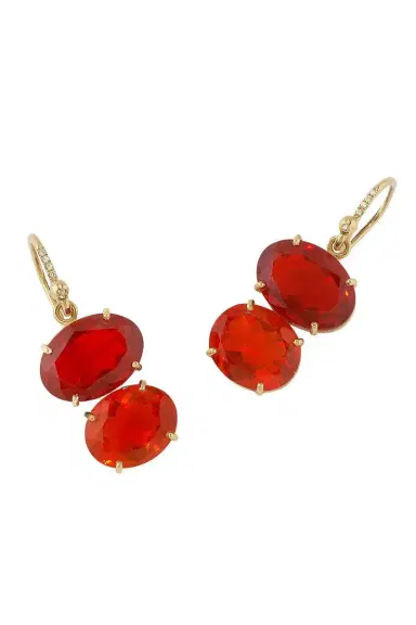 IRENE NEUWIRTH JEWELRY Fire Opal Gemmy Gem Earrings | Thumbnail 1
