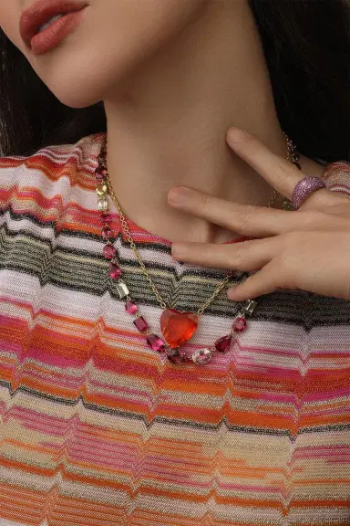 IRENE NEUWIRTH JEWELRY Fire Opal Love Necklace | Thumbnail 5