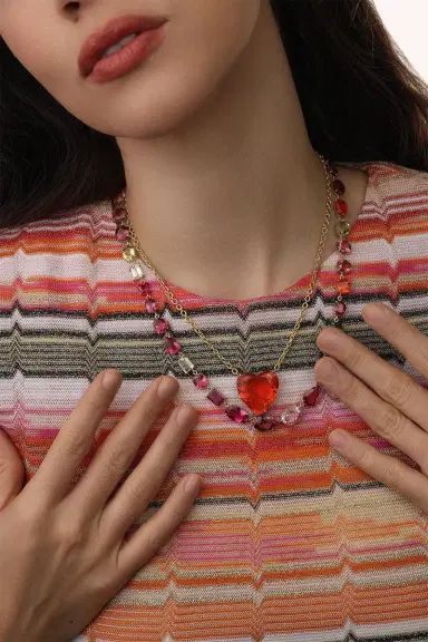 IRENE NEUWIRTH JEWELRY Fire Opal Love Necklace | Thumbnail 6