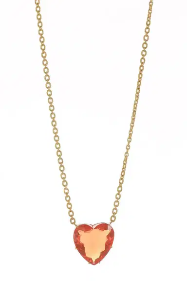 IRENE NEUWIRTH JEWELRY Fire Opal Love Necklace | Thumbnail 1