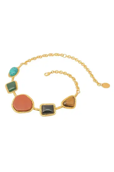 Sylvia Toledano Five Stone Necklace | Thumbnail 4 Sylvia Toledano Five Stone Necklace | Thumbnail 4