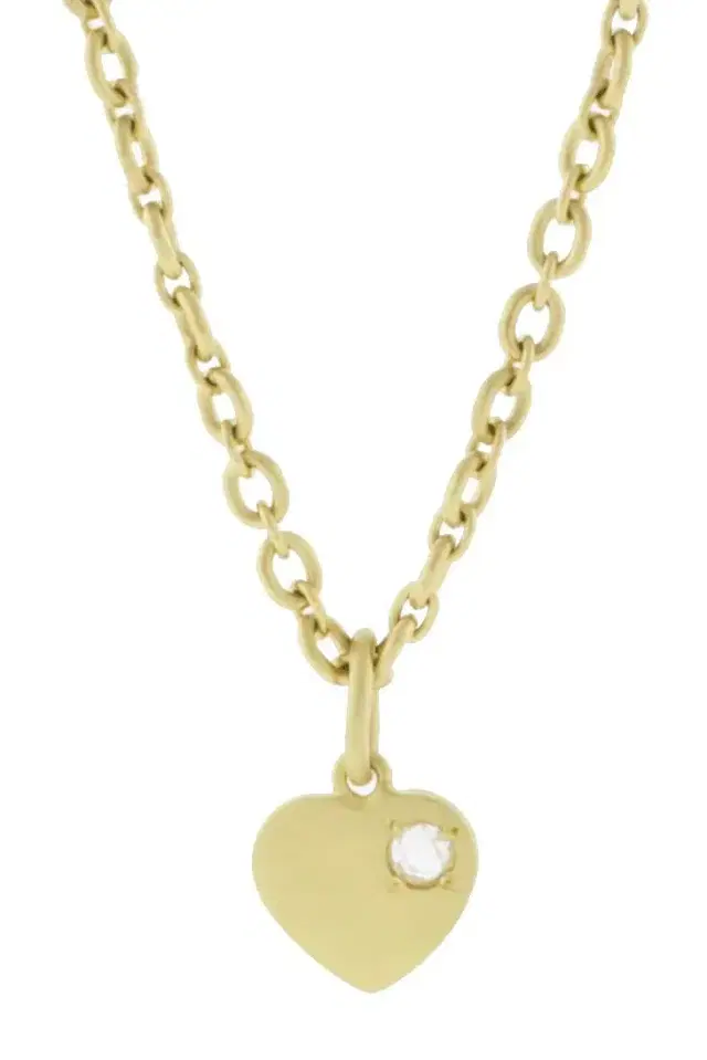 IRENE NEUWIRTH JEWELRY Flat Heart Pendant
