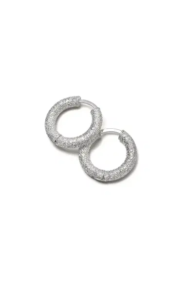 Carolina Bucci Florentine Finish Round Huggy Earrings | Thumbnail 7