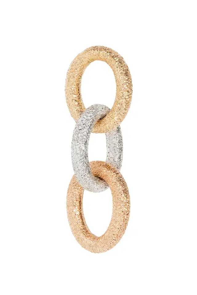Carolina Bucci Florentine Finish Three Oval Links