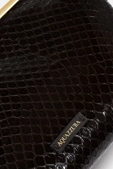 Aquazzura Galerie Clutch - Espresso Light Gold | Thumbnail 7