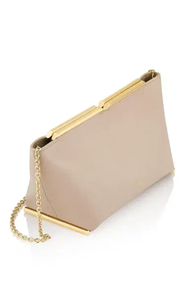 Aquazzura Galerie Clutch - Meringue Light Gold | Thumbnail 5