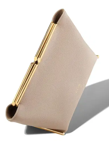 Aquazzura Galerie Clutch - Meringue Light Gold | Thumbnail 6