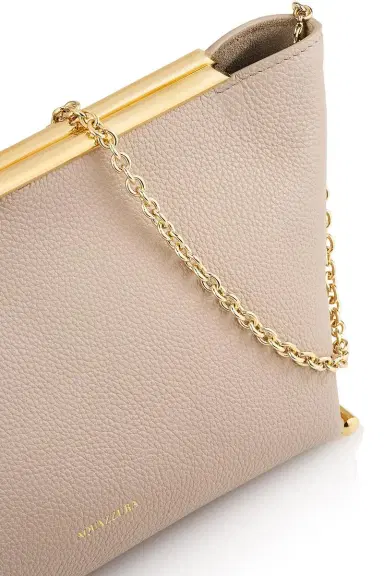 Aquazzura Galerie Clutch - Meringue Light Gold | Thumbnail 7