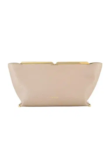Aquazzura Galerie Clutch - Meringue Light Gold | Thumbnail 1