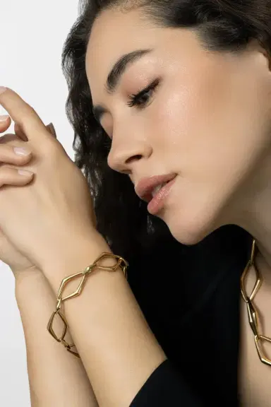 PARULINA Golden Hour Link Bracelet | Thumbnail 3