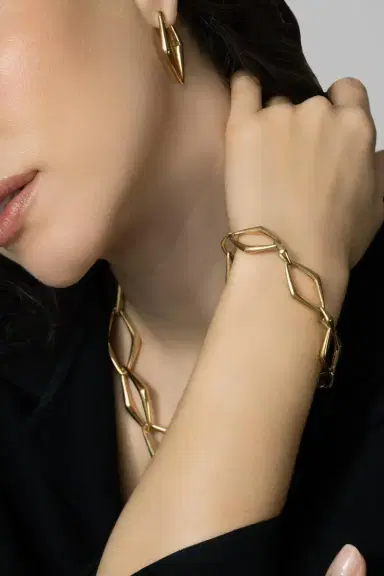 PARULINA Golden Hour Link Bracelet | Thumbnail 4