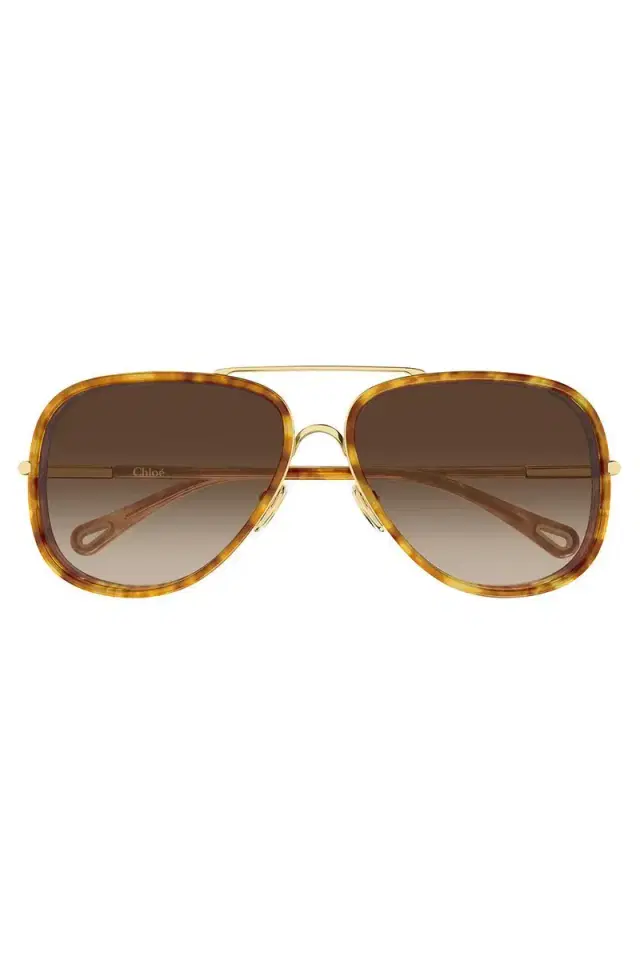 Chloé Gradient Aviator Sunglasses