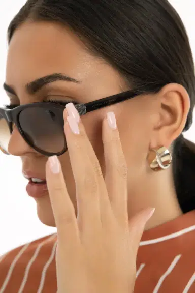 Brunello Cucinelli Gradient Aviator Sunglasses - Chocolate | Thumbnail 3
