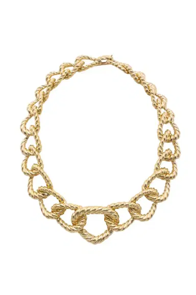 DAVID WEBB Graduated Rope Link Necklace | Thumbnail 1