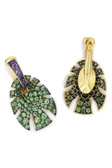 VRAM Green Purple Sapphire Split Super Sine Earrings | Thumbnail 7 VRAM Green Purple Sapphire Split Super Sine Earrings | Thumbnail 7