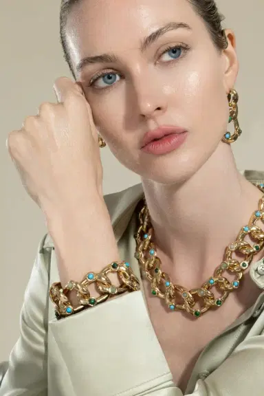 Gas Bijoux Green Sirena Necklace | Thumbnail 3 Gas Bijoux Green Sirena Necklace | Thumbnail 3