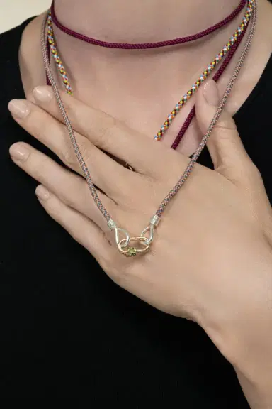 Marla Aaron Green Tourmaline Stoned Babylock | Thumbnail 3