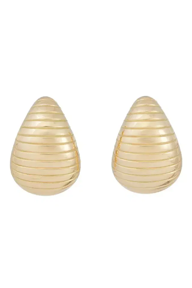 SIDNEY GARBER Grooved Anjou Large Earrings