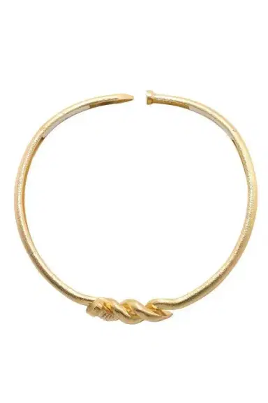 DAVID WEBB Hammered Twist Nail Collar Necklace | Thumbnail 1
