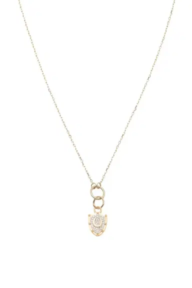 Foundrae Horseshoe Protection Fine Belcher Necklace | Thumbnail 5