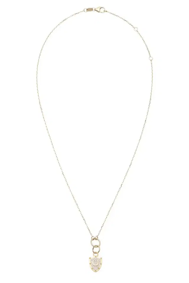 Foundrae Horseshoe Protection Fine Belcher Necklace