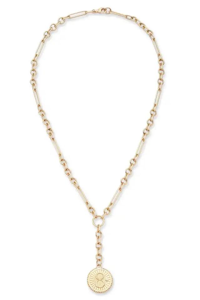 Foundrae Infinite Gratitude - Karma Small Mixed Clip Extension Necklace