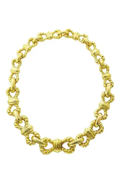 DAVID WEBB Infinity Rope Hammered Necklace | Thumbnail 1 DAVID WEBB Infinity Rope Hammered Necklace | Thumbnail 1