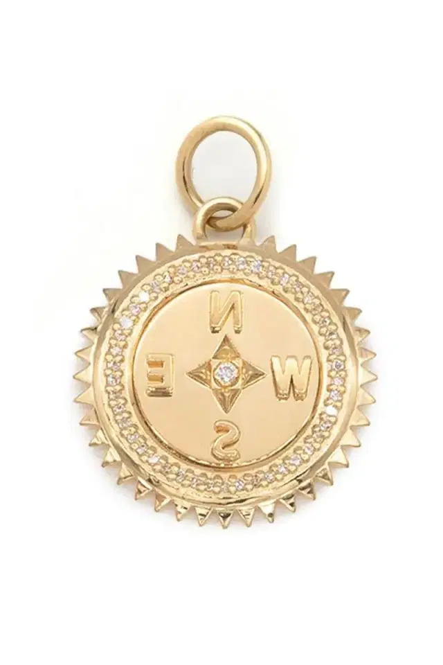 Foundrae Internal Compass Baby Medallion