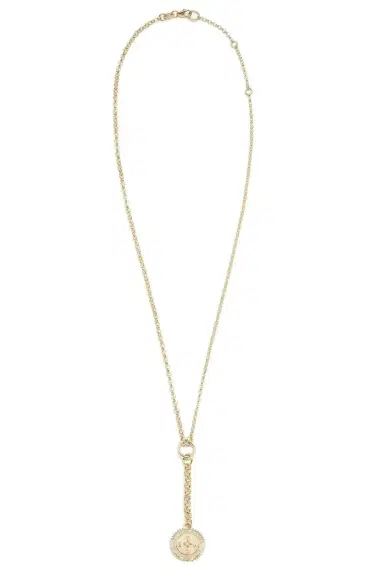 Foundrae Internal Compass Small Mixed Belcher Extension Chain Necklace | Thumbnail 1