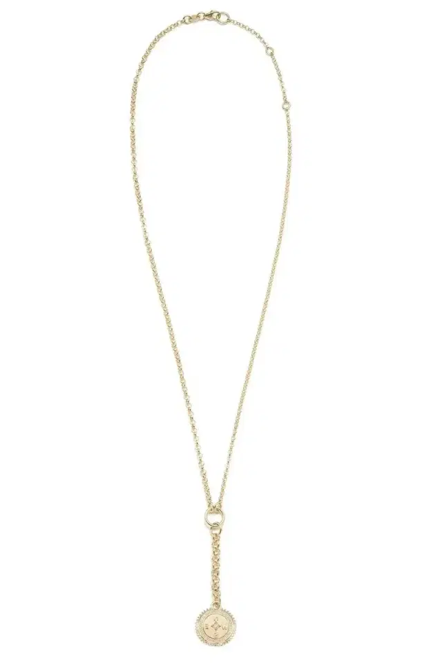 Foundrae Internal Compass Small Mixed Belcher Extension Chain Necklace