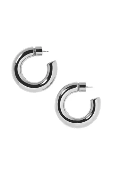 Jennifer Fisher Jamma Huggie Earrings - Silver - 1.2in | Thumbnail 1 Jennifer Fisher Jamma Huggie Earrings - Silver - 1.2in | Thumbnail 1