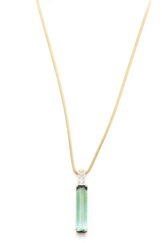 YI COLLECTION Jumbo Deco Pendant Necklace